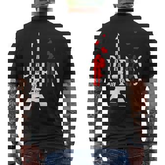 Torre Eiffel París Place Of Love Paris Francia Camiseta Hombre Estampado Espalda - Regaloses