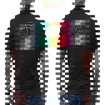 Tortue De Mer Pour Les Amoureux Des Animaux Arc-En-Ciel Coucher De Soleil Pour Enfants T-shirt imprimé au dos - Cadeauxyz