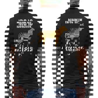 Trae Deuelta El Tilacino Tilacino Divertido Tigre De Tasmania Camiseta Hombre Estampado Espalda - Regaloses
