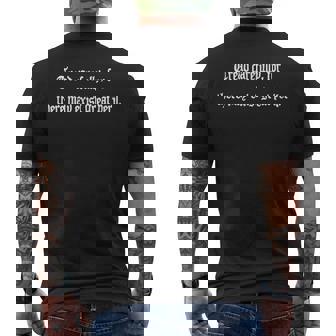 Tread Carefully For There May Be Great Peril Gaming Men's Back Print T-Shirt - Monsterry