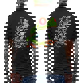 Tree Frogs Lovers Tree Frog Men's Back Print T-Shirt - Monsterry