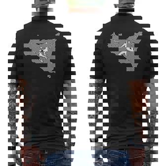 Trinacria Heartbeat Sicilia Heartbeat Sicilia Camiseta Hombre Estampado Espalda - Regaloses