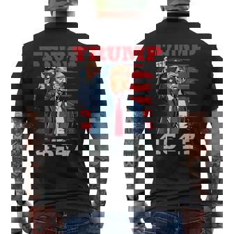 Trump 45-47 Bold Presidential For Trump Supporters Men's T-shirt Back Print - Thegiftio