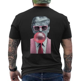 Trump Bubble Gum Yum Men's T-shirt Back Print - Thegiftio UK