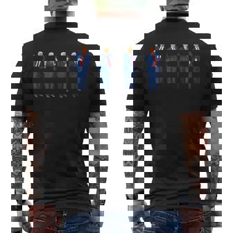Trump Dance 4Th Of July Trump 2025 Men's T-shirt Back Print - Thegiftio