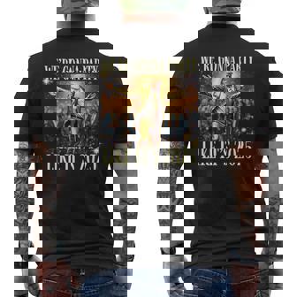 Trump Dance New Year 2025 Party Inauguration Maga Republican Men's T-shirt Back Print - Seseable