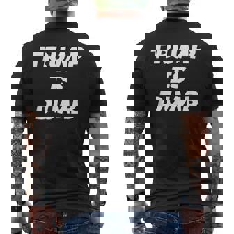 Trump Is Dumb – Anti-Trump T-shirt imprimé au dos - Cadeauxyz