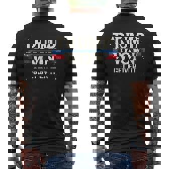 Trump Ganó Get Super It Trump 2024 Camiseta Hombre Estampado Espalda - Regaloses