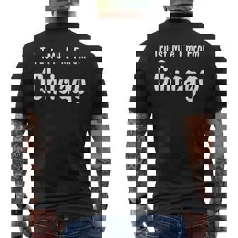 Trust Me I'm From Chicago Men's Back Print T-Shirt - Monsterry