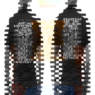 Tung Tung Tung Sahur Baseball Bat Italian Brainrot Men's T-shirt Back Print | Seseable CA