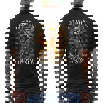 Tung Tung Tung Sahur Meme Brainrot Humor Gen Z Men's T-shirt Back Print - Seseable