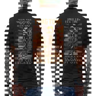 Tung Tung Tung Sahur Italian Brainrot Meme Men's T-shirt Back Print | Mazezy