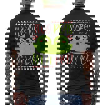 Two Peas In A Pod Kawaii Vegan Men's Back Print T-Shirt - Monsterry
