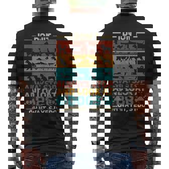 Types Of Dog Vintage Animal Dog Lover Outfit Dog Owner Men's T-shirt Back Print - Monsterry
