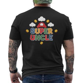 Uncle Gamer Super Uncle Gamerideo Game Uncle T-Shirt mit Rückendruck - Geschenkecke