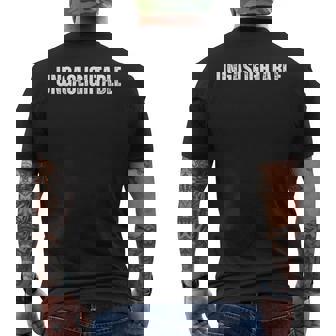 Ungaslightable Victim Of Gaslighting Narcissistic Abuse Men's Back Print T-Shirt - Monsterry