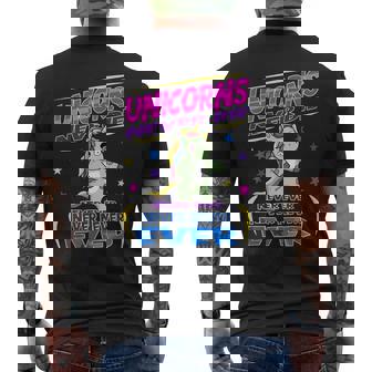 Unicorns Never Die Zombie Unicorn Outfit 2021 Men's Back Print T-Shirt - Monsterry