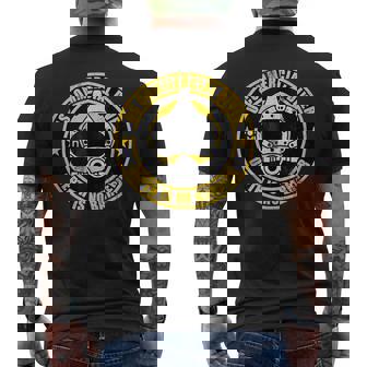 US Commercial Diver Depth Is No Barrier Distressed Tank Top Men's Back Print T-Shirt - Monsterry