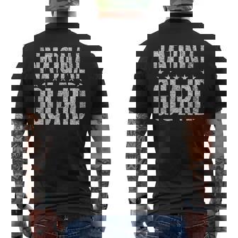 US UNITED STATES NATIONAL GUARD RESERVE ARMY AIR FORCE Men's Back Print T-Shirt - Monsterry