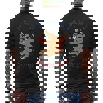 Usa Independence Day Paresseux Lunettes De Soleil 4 Juillet T-shirt imprimé au dos - Cadeauxyz