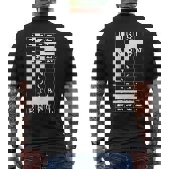 I Use A Pen Not A Pencil Crossword Saying Puzzle Lover Men's Back Print T-Shirt - Monsterry