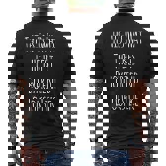 Valentines Day For Boyfriend Anniversary Best Boyfriend T-shirt imprimé au dos - Cadeauxyz