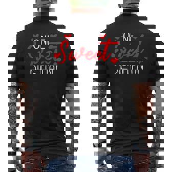 Valentines Day Dietitian Sweet Heart Men's Back Print T-Shirt - Monsterry