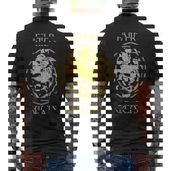 Vater Der Katze Father Of Cats T-Shirt mit Rückendruck - Geschenkecke