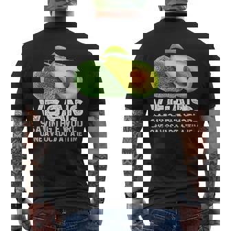 Vegans Saving The World One Avocat At A Time egan T-shirt imprimé au dos - Cadeauxyz