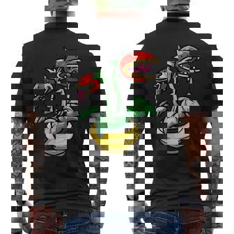 Venus Flytrap I Kids I Plant Monster I Venus Fly Trap Men's Back Print T-Shirt - Monsterry
