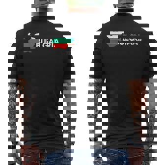 Viaje Al Aire Libre Búlgaro Con Bandera De Bulgariaintage En Bulgaria Camiseta Hombre Estampado Espalda - Regaloses