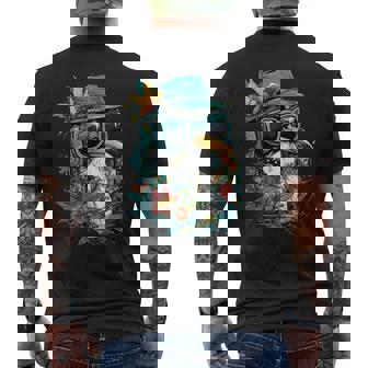 Viaje Deerano Divertido Retroacaciones Camper Playa Sol Surf Divertido Camiseta Hombre Estampado Espalda - Regaloses