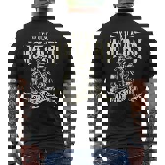 Vieux Motard Que Jamais Motard Moto Motocyclisme T-shirt imprimé au dos - Cadeauxyz