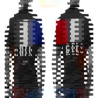 Ville De Crolles France Fr Drapeau Français T-shirt imprimé au dos - Cadeauxyz