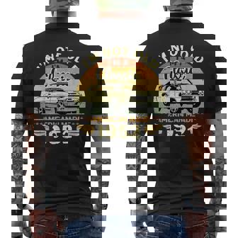 Vintage 1952 Car Birthday Im Not Old Im a Classic 1952 Men's Back Print T-Shirt - Monsterry