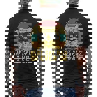 Vintage Best Cat Dad Ever Cat Daddy Drôle T-shirt imprimé au dos - Cadeauxyz