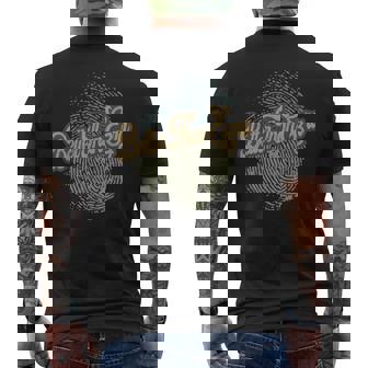 Vintage Better Fingerprint Than Ezras Cassette 90S Musician Men's T-shirt Back Print - Seseable