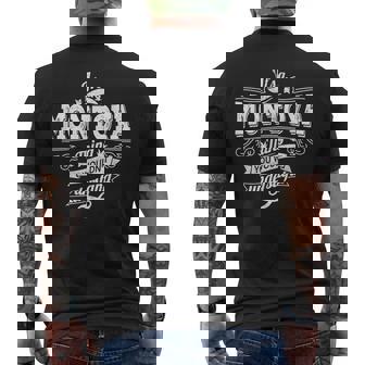 Vintage Classic Montoya Family Apparels Personalizable Para Apellido Montoya Adultos Manga Corta Negro Talla S Camiseta Hombre Estampado Espalda - Regaloses