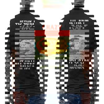 Vintage Creen Que Estoy Loco Pero Me Gusta Milanesa Lover Camiseta Hombre Estampado Espalda - Regaloses