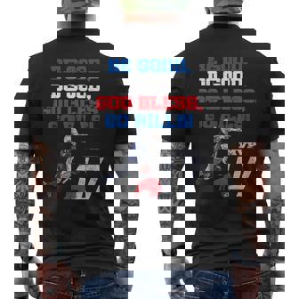 Vintage Be Good Do Good God Bless Go Bills Men's T-shirt Back Print | Mazezy