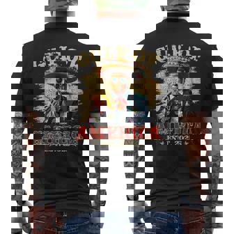 Vintage Gulf Of Usa America Est 2025 Trump Men's T-shirt Back Print - Thegiftio