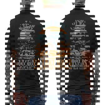 Vintage I Just Want To Take Naps And Watch Westerns Men's Back Print T-Shirt - Monsterry