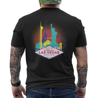 Vintage Lasegas Nevada -Acances De Casino À Lasegas Strip T-shirt imprimé au dos - Cadeauxyz