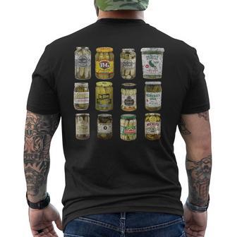 Vintage Pickle Jar Print Retro Pickle Lover T-Shirt mit Rückendruck - Geschenkecke