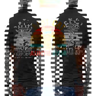 Vintage Retro Best Cat Auntie Ever Cute Cat Sunglasses Owner Men's T-shirt Back Print | Mazezy