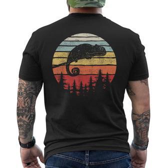 Vintage Retro Chameleon Men's T-shirt Back Print - Thegiftio UK