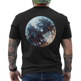 Vintage Retro Disco Ball Retro 1980S Dj Mirror Ball T-Shirt mit Rückendruck - Geschenkecke