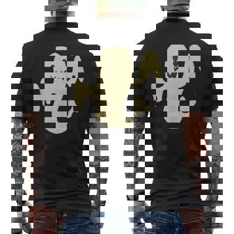 Vintage Scary Apparition Ghost Tank Top Men's Back Print T-Shirt - Monsterry