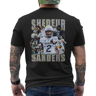 Vintage Shedeur Graphic Sanders 90'S Style Men's T-shirt Back Print - Thegiftio UK