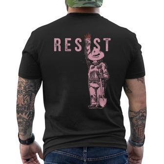Vintage Smokey The Resist Bear Women's & Men's Men's T-shirt Back Print - Thegiftio UK